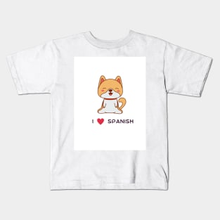 I love spanish Kids T-Shirt